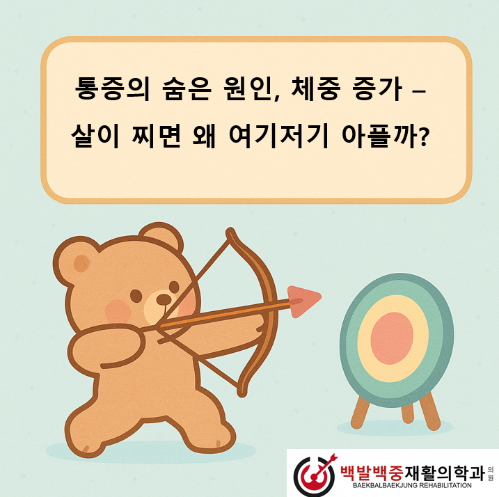 통증의 숨은 원인, 체중 증가 – 살이 찌면 왜 여기저기 아플까?