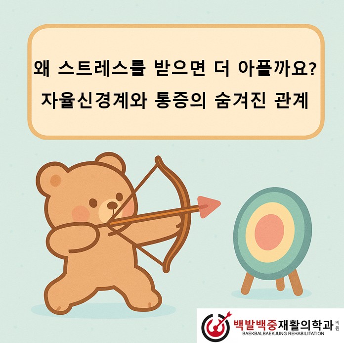 왜 스트레스를 받으면 더 아플까요? 자율신경계와 통증의 숨겨진 관계