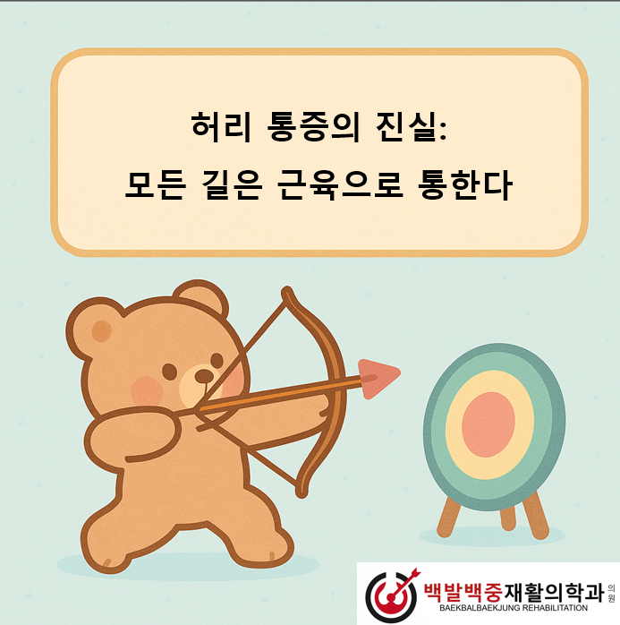 허리 통증의 진실: 모든 길은 근육으로 통한다